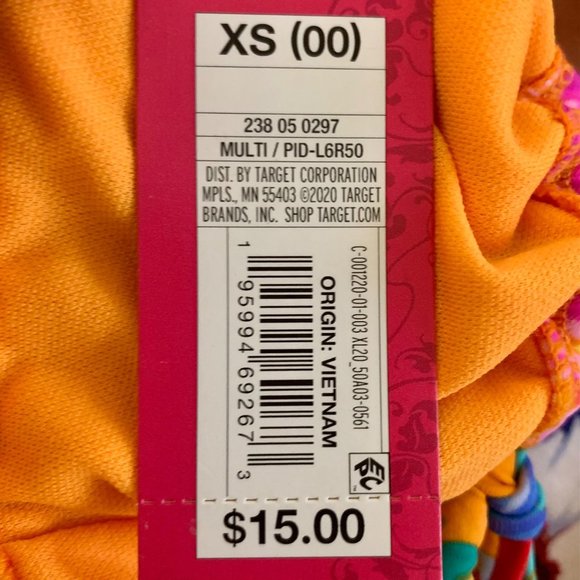 Xhilaration Juniors Tie-Front Tunneled Bralette Bikini Top Bathing Swim XS S M - Picture 8 of 11